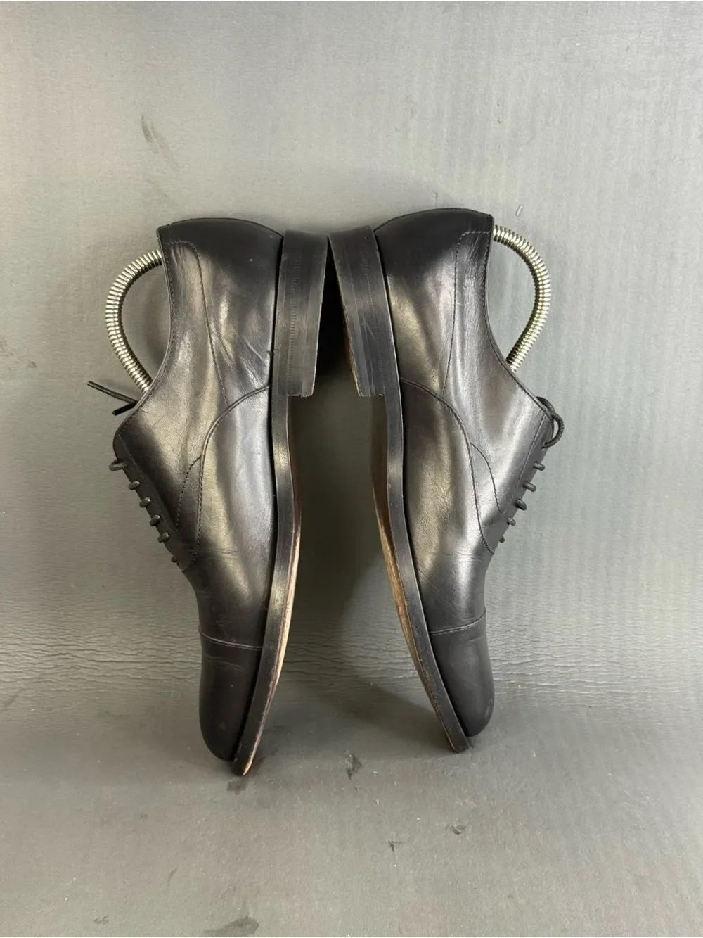 Tod's black leather oxford dress shoes men’s size 7.5